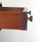 Antique Drop Leaf Table Pembroke Mahogany Inlay Turned Legs 19th c