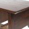 SOLD: Vintage Writing Desk Table Oak Wood Console Queen Anne Style Cushman Classics