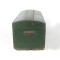 SOLD: Antique Wooden Trunk Chest Dome Top Painted Green Dovetailed 19th c
