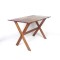 SOLD: Vintage Sawbuck Table Cross Leg Wooden Dining Farm Table