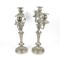 Pair Vintage Silverplate Candelabra Goldfeder