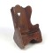 Antique Childs Potty Chair Rocking Lambing Rocker Primitive Wood Commode