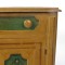 Antique Wood Cabinet Side Table Wash Stand Painted Wood Primitive Country 19th c