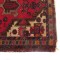Vintage Geometric Rug Accent Wool Red Multicolor 73.5 x 40.75