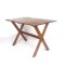 Vintage Sawbuck Table Cross Leg Wooden Dining Farm Table