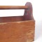Large Vintage Wooden Tool Caddy Carrier Box