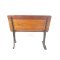 Antique Wooden Bench Cast Iron School Desk Seat Pat 1885 J M Sauder