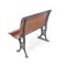 SOLD: Antique Wooden Bench Cast Iron School Desk Seat Pat 1885 J M Sauder