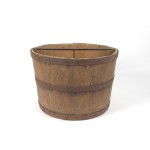 Antique Wooden Measure Bucket Grain Dry Measuring Primitive Rustic