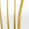 Antique Windsor Side Chair Thumb Back 19th c Mustard Paint