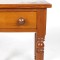 Antique Side Table One Drawer Stand Cherry Wooden 19th c