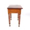 Antique Side Table One Drawer Stand Cherry Wooden 19th c