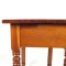 Antique Side Table One Drawer Stand Cherry Wooden 19th c