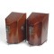 SOLD: Southampton Knife Boxes Pair Federal Style Wooden Mahogany