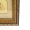SOLD: Antique Shadowbox Picture Frame Deep Faux Marble Tortoise Paint Wall Hanging