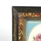 Antique Shadowbox Picture Frame Deep Faux Tortoise Marble Paint Wall Hanging