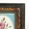 Antique Shadowbox Picture Frame Deep Faux Tortoise Marble Paint Wall Hanging