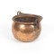 SOLD: Antique Copper Pot Kettle Cauldron Iron Handle