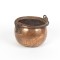 SOLD: Antique Copper Pot Kettle Cauldron Iron Handle