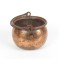 SOLD: Antique Copper Pot Kettle Cauldron Iron Handle