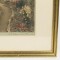 Wallace Nutting Print A Garden of Larkspur Vintage Antique Framed
