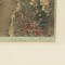 Wallace Nutting Print A Garden of Larkspur Vintage Antique Framed