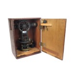 SOLD: Vintage Polara Transit Compass Level Surveying Scope in Case C L Berger Sons