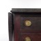 Antique Work Table End Stand Drop Leaf Sides Two Drawer