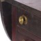 Antique Work Table End Stand Drop Leaf Sides Two Drawer