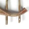 SOLD: Antique Oxen Yoke Double Ox Wooden Forged Iron Farm Tool Western Primitive