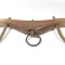 SOLD: Antique Oxen Yoke Double Ox Wooden Forged Iron Farm Tool Western Primitive