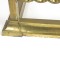 SOLD: Antique Brass Fireplace Fender Barley Twist Fire Guard Bumper