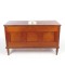 Antique Paneled Blanket Chest with Turned Feet in Pine and Poplar