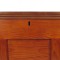 Antique Paneled Blanket Chest with Turned Feet in Pine and Poplar