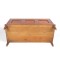 Antique Paneled Blanket Chest with Turned Feet in Pine and Poplar