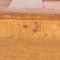Antique Paneled Blanket Chest with Turned Feet in Pine and Poplar