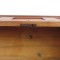 Antique Paneled Blanket Chest with Turned Feet in Pine and Poplar