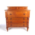 Vintage Chest of Drawers Sheraton Style Cherry Maple