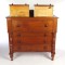 Vintage Chest of Drawers Sheraton Style Cherry Maple