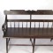 SOLD: Antique Wooden Bench Paint Decorated 19th century