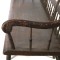 SOLD: Antique Wooden Bench Paint Decorated 19th century