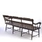 SOLD: Antique Wooden Bench Paint Decorated 19th century