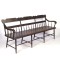 SOLD: Antique Wooden Bench Paint Decorated 19th century