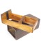 SOLD: Antique Oak Card Catalog Box Single Drawer File
