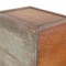 SOLD: Antique Oak Card Catalog Box File Single Drawer