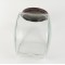 Vintage General Store Jar Banner Peanut Glass Counter Canister