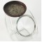 Vintage General Store Jar Banner Peanut Glass Counter Canister