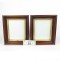 Pair Antique Wood Shadowbox Picture Frames