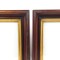 Pair Antique Wood Shadowbox Picture Frames