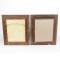 Pair Antique Wood Shadowbox Picture Frames